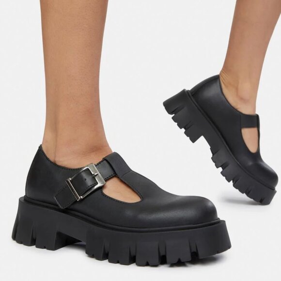 Altercore Jane Lug Sole Mary Janes - Picture 2 of 5